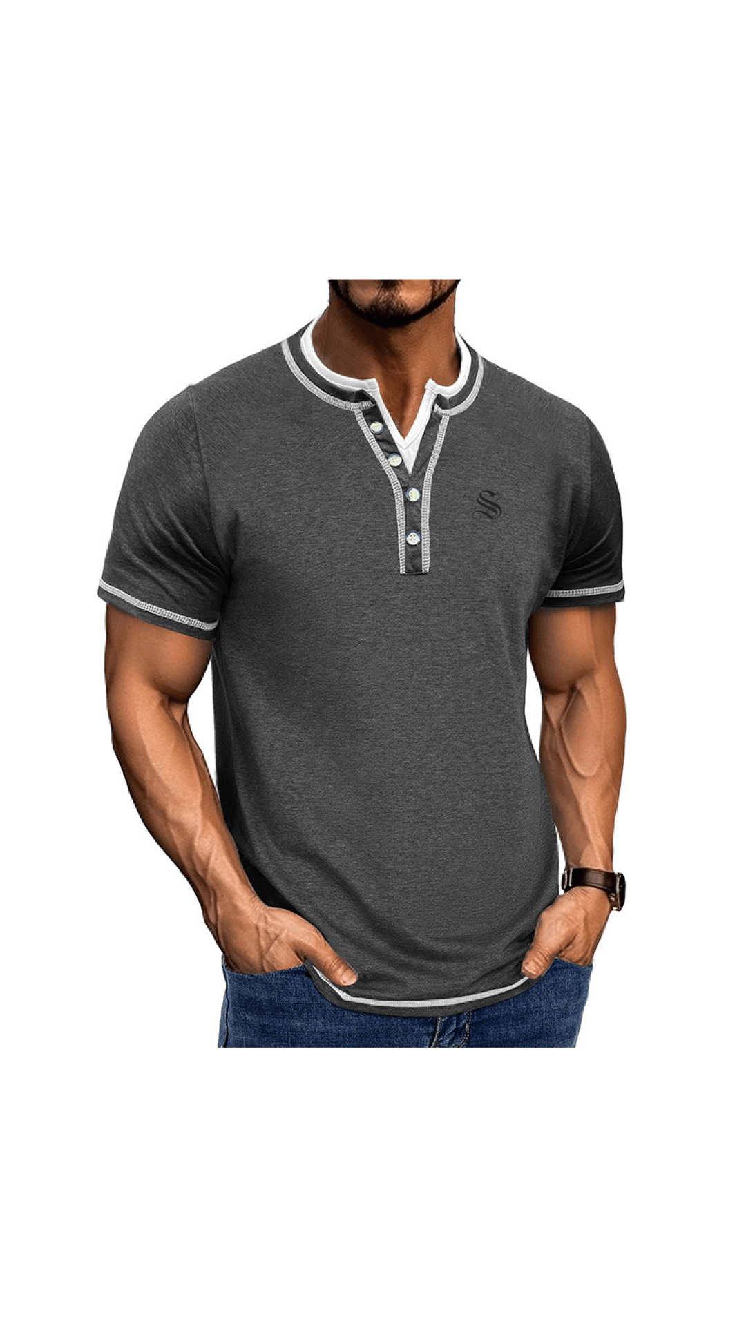 TOV 2 - T-Shirt for Men - Sarman Fashion - Wholesale Clothing Fashion Brand for Men from Canada