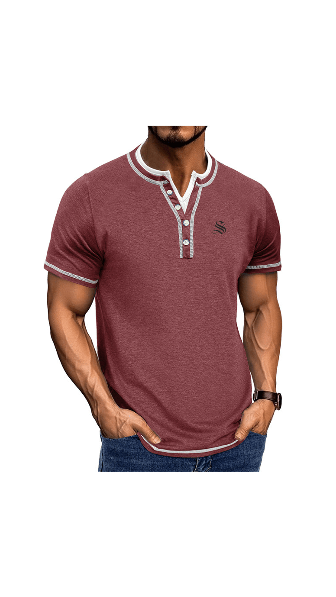 TOV 2 - T-Shirt for Men - Sarman Fashion - Wholesale Clothing Fashion Brand for Men from Canada