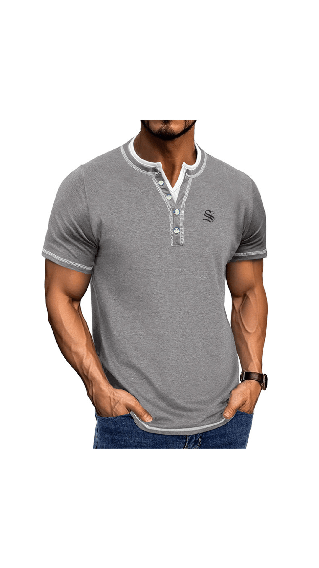 TOV 2 - T-Shirt for Men - Sarman Fashion - Wholesale Clothing Fashion Brand for Men from Canada
