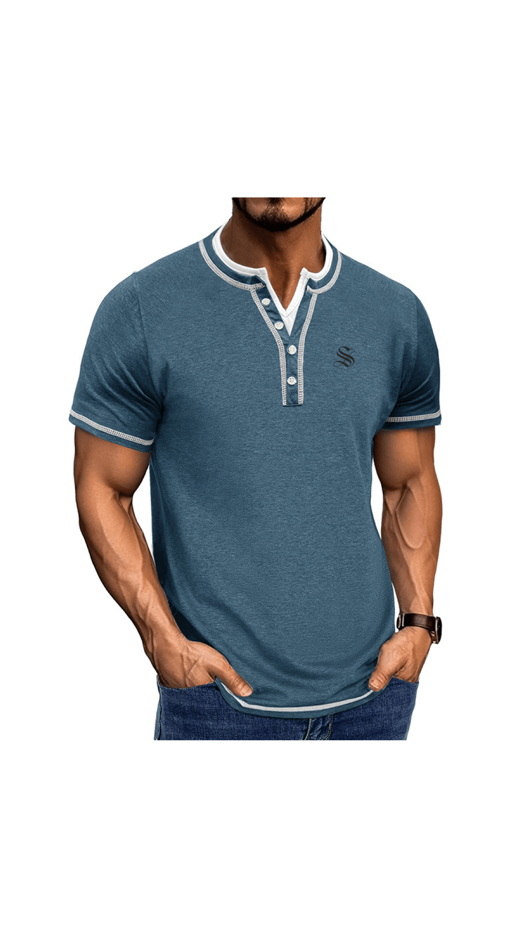 TOV 2 - T-Shirt for Men - Sarman Fashion - Wholesale Clothing Fashion Brand for Men from Canada