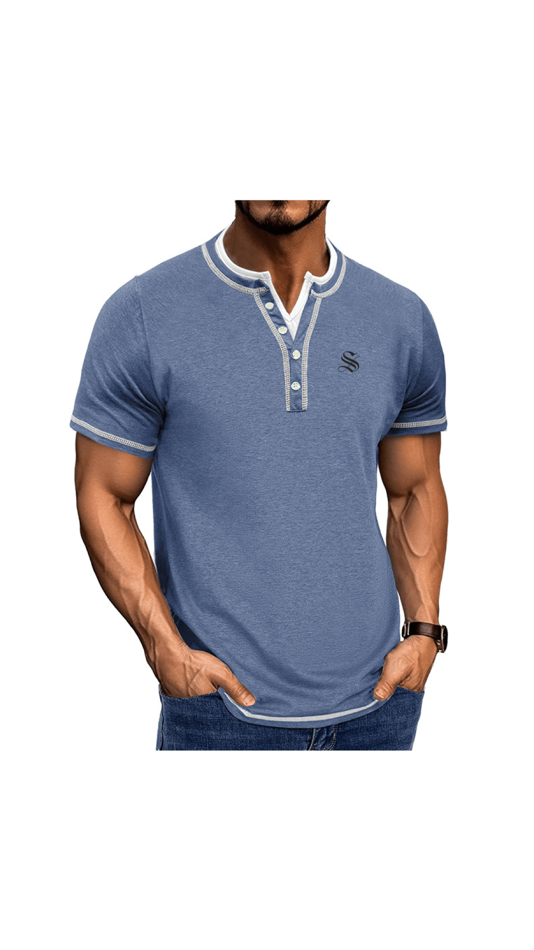 TOV 2 - T-Shirt for Men - Sarman Fashion - Wholesale Clothing Fashion Brand for Men from Canada