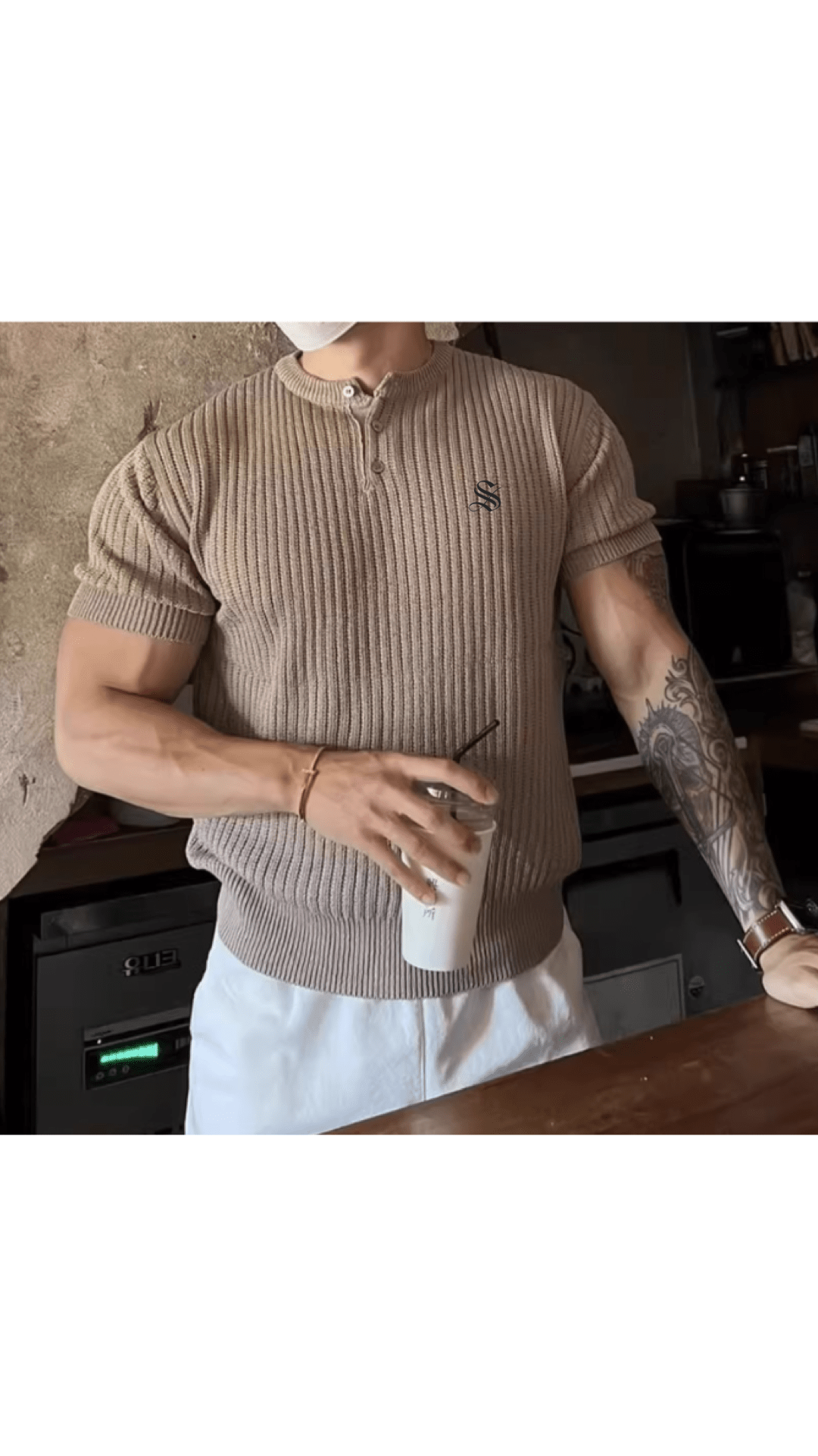 Tov - T-Shirt for Men - Sarman Fashion - Wholesale Clothing Fashion Brand for Men from Canada