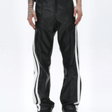 Vkuna 45 - Pu Leather Joggers for Men - Sarman Fashion - Wholesale Clothing Fashion Brand for Men from Canada