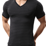 Xurki 2 - V - Neck T-Shirt for Men - Sarman Fashion - Wholesale Clothing Fashion Brand for Men from Canada