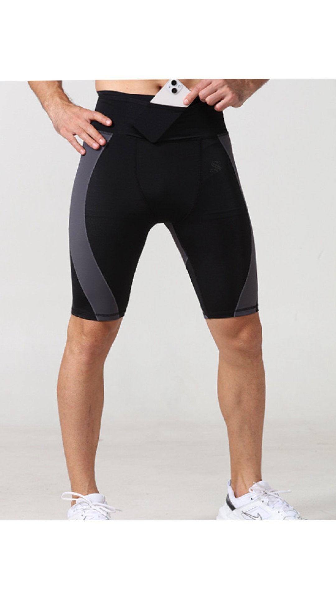 Zavyazka - Leggings Shorts for Men - Sarman Fashion - Wholesale Clothing Fashion Brand for Men from Canada