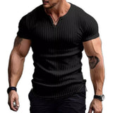Zil - V - Neck T - Shirt for Men - Sarman Fashion - Wholesale Clothing Fashion Brand for Men from Canada
