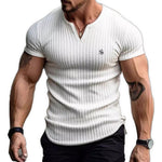 Zil - V - Neck T - Shirt for Men - Sarman Fashion - Wholesale Clothing Fashion Brand for Men from Canada