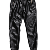 ZIMA - Pu Leather Joggers for Men - Sarman Fashion - Wholesale Clothing Fashion Brand for Men from Canada