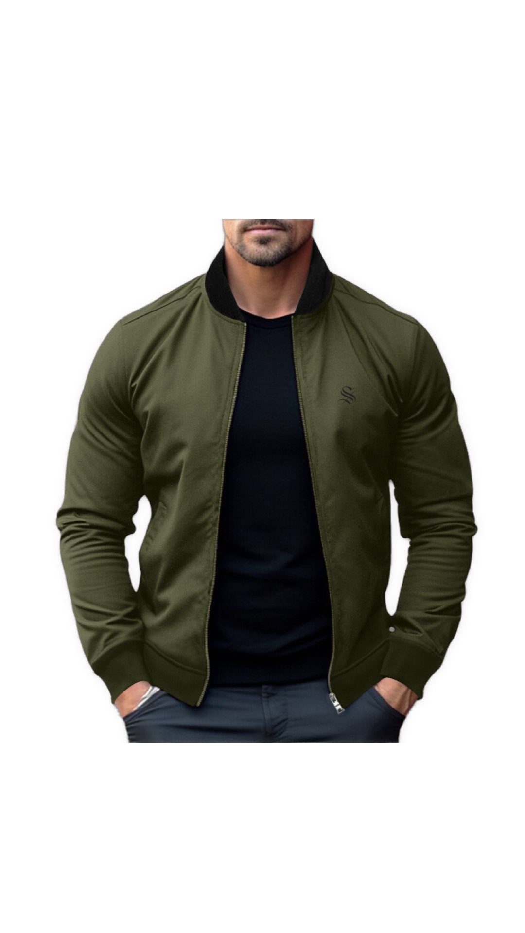 AlphMal- Long Sleeve Sweatshirt for Men - Sarman Fashion - Wholesale Clothing Fashion Brand for Men from Canada