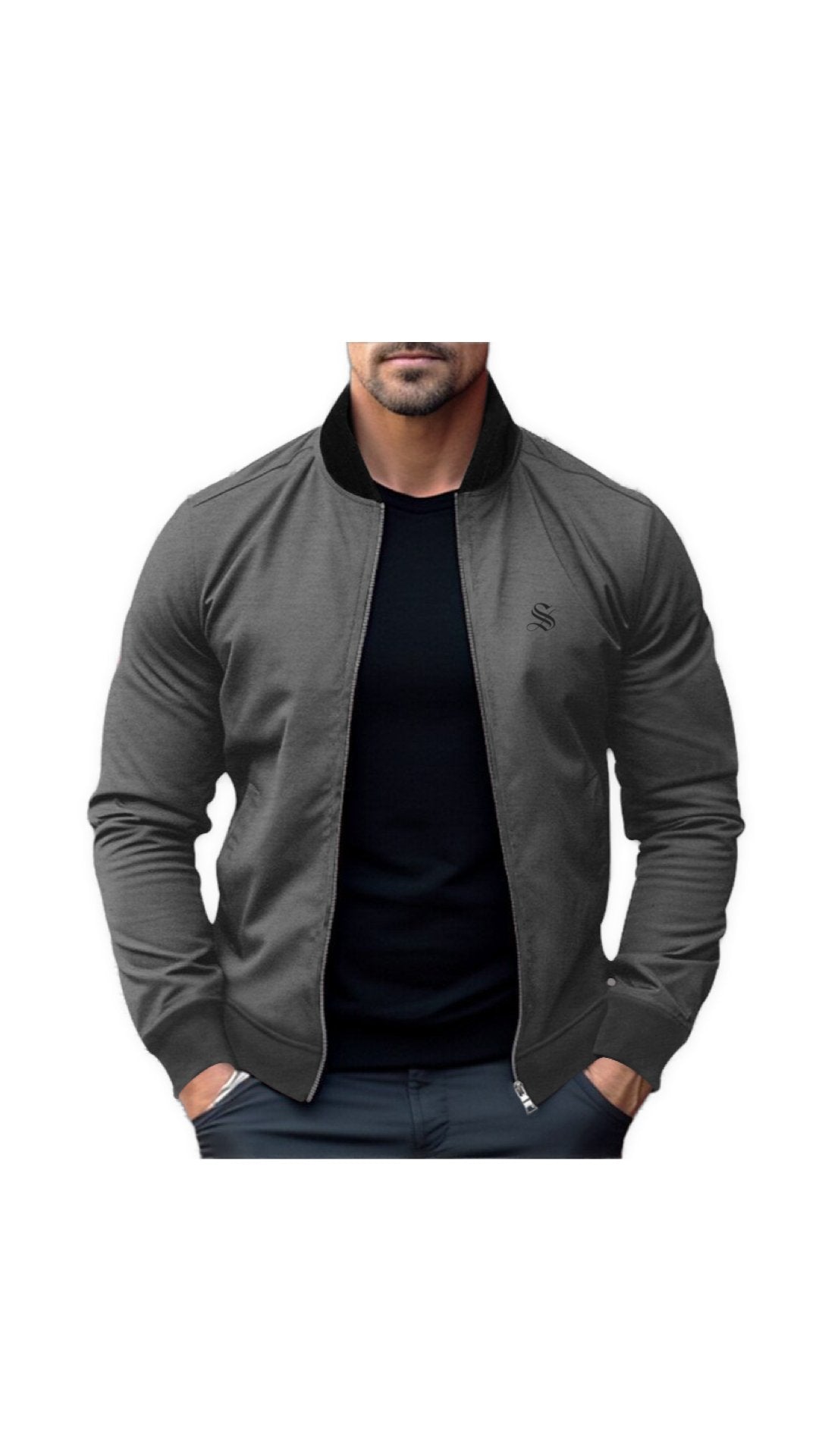 AlphMal- Long Sleeve Sweatshirt for Men - Sarman Fashion - Wholesale Clothing Fashion Brand for Men from Canada
