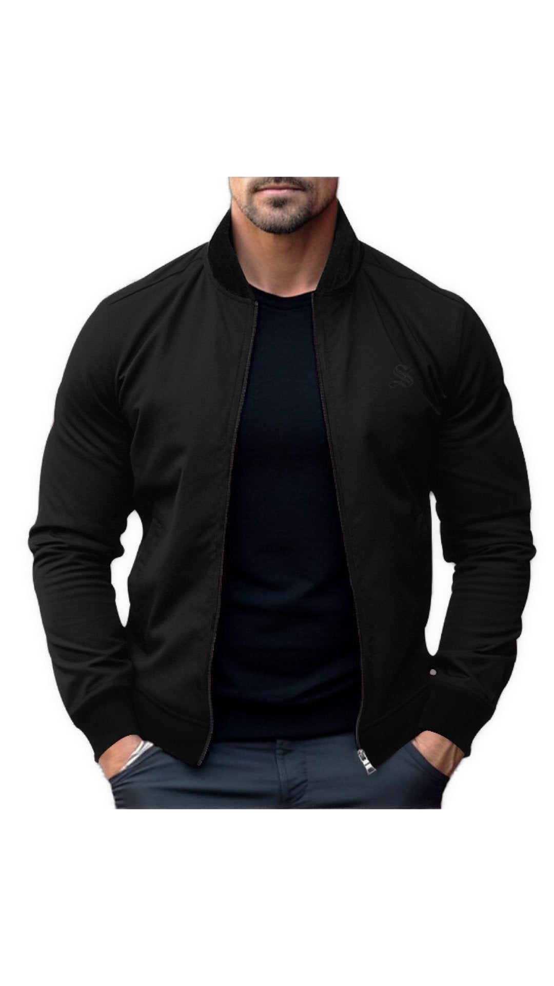 AlphMal- Long Sleeve Sweatshirt for Men - Sarman Fashion - Wholesale Clothing Fashion Brand for Men from Canada