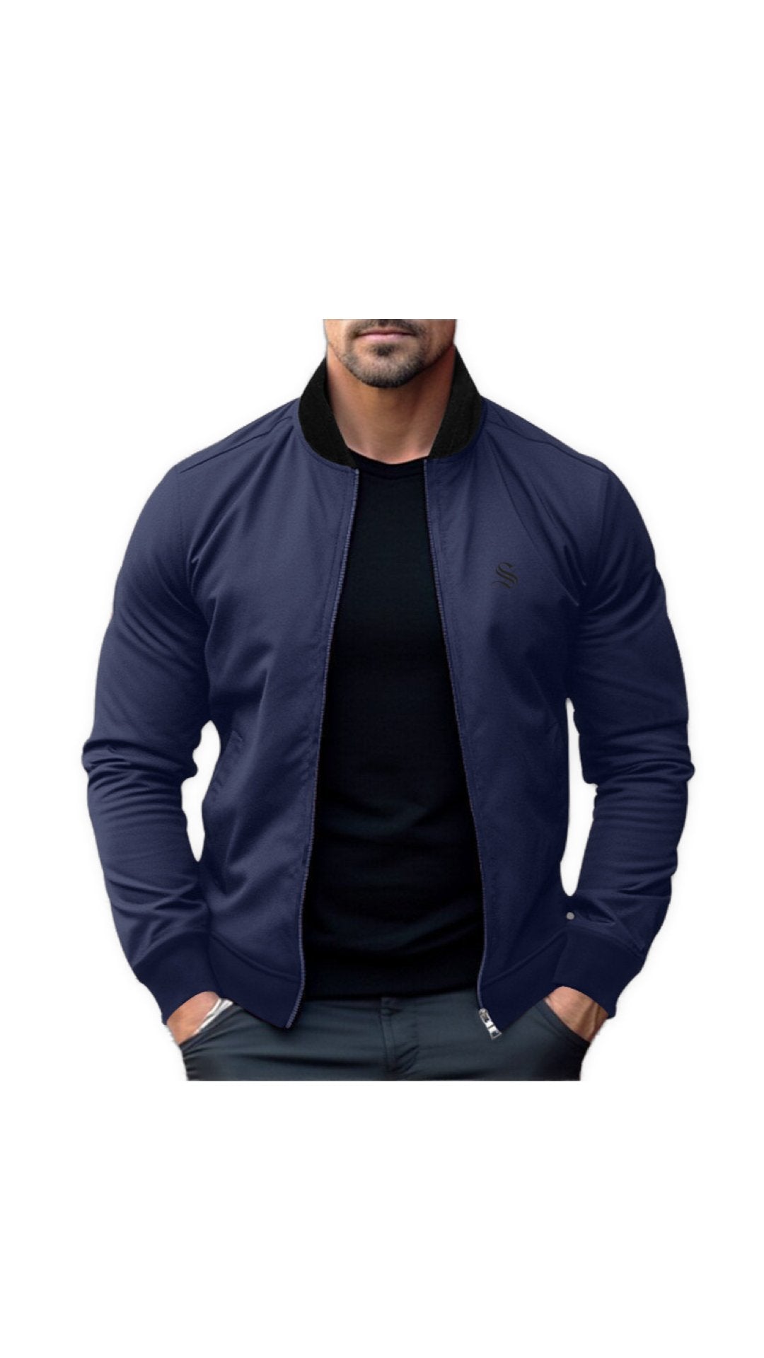 AlphMal- Long Sleeve Sweatshirt for Men - Sarman Fashion - Wholesale Clothing Fashion Brand for Men from Canada