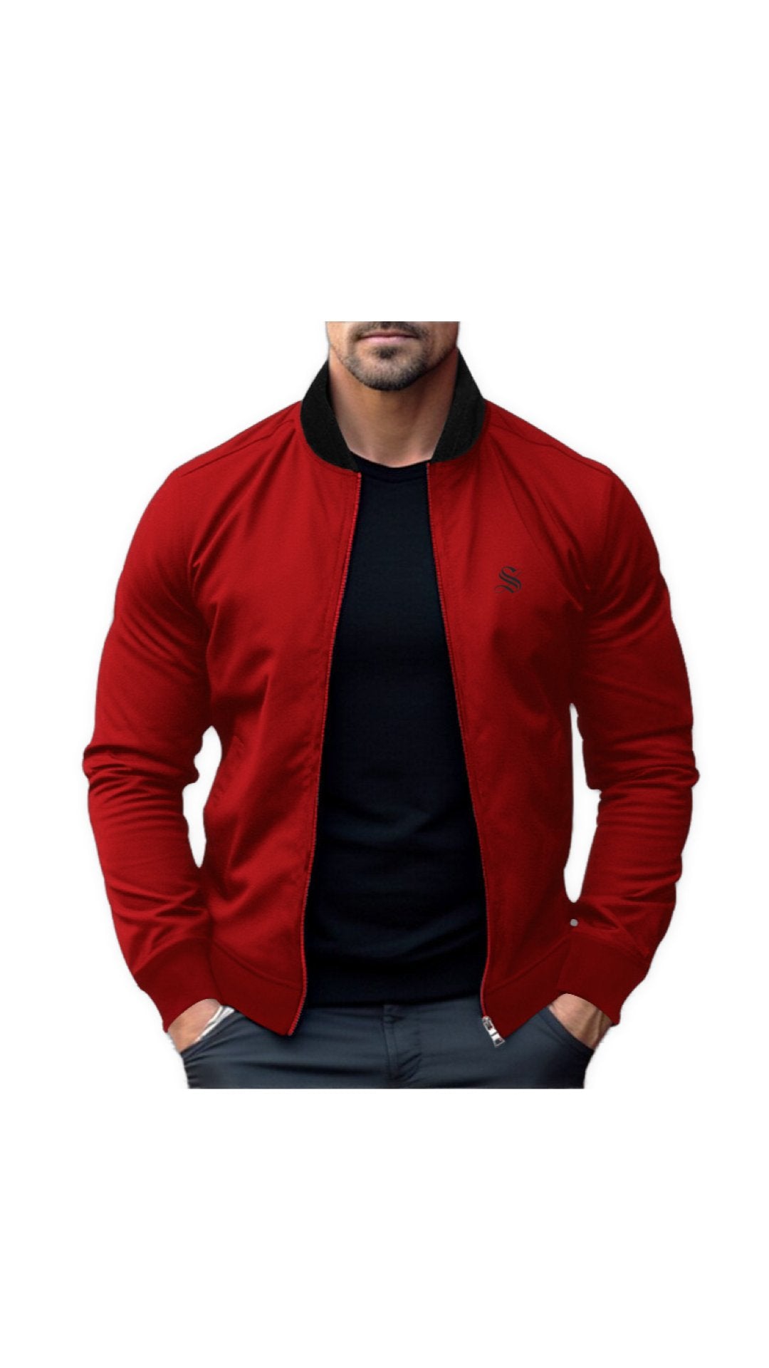 AlphMal- Long Sleeve Sweatshirt for Men - Sarman Fashion - Wholesale Clothing Fashion Brand for Men from Canada