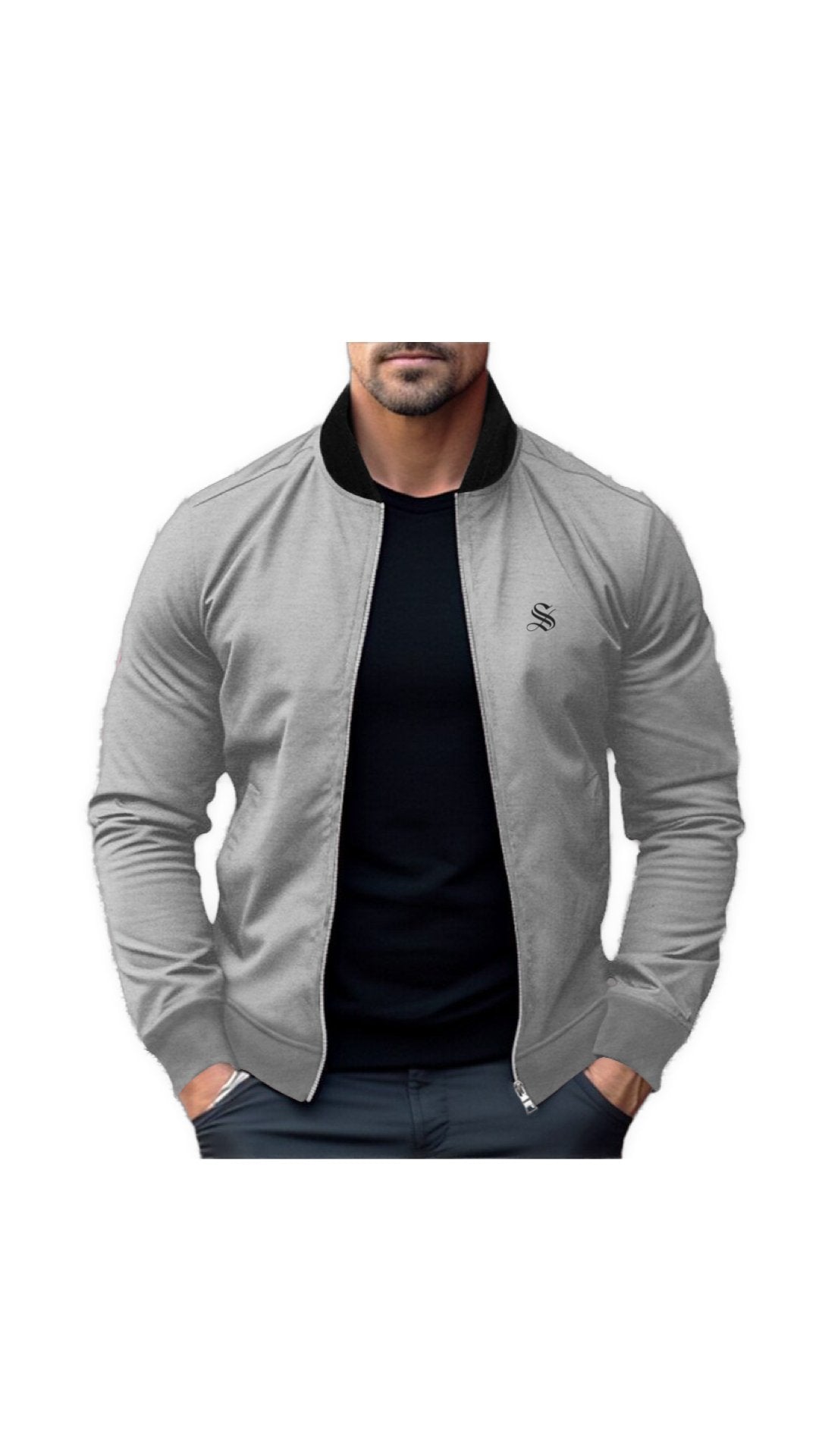 AlphMal- Long Sleeve Sweatshirt for Men - Sarman Fashion - Wholesale Clothing Fashion Brand for Men from Canada