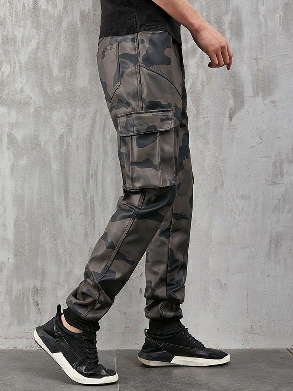 Armstine - Pu leather Pants for Men - Sarman Fashion - Wholesale Clothing Fashion Brand for Men from Canada