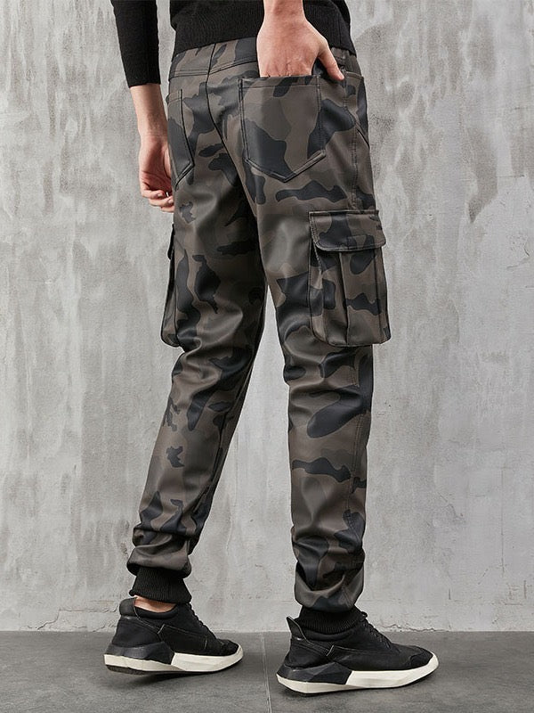 Armstine - Pu leather Pants for Men - Sarman Fashion - Wholesale Clothing Fashion Brand for Men from Canada