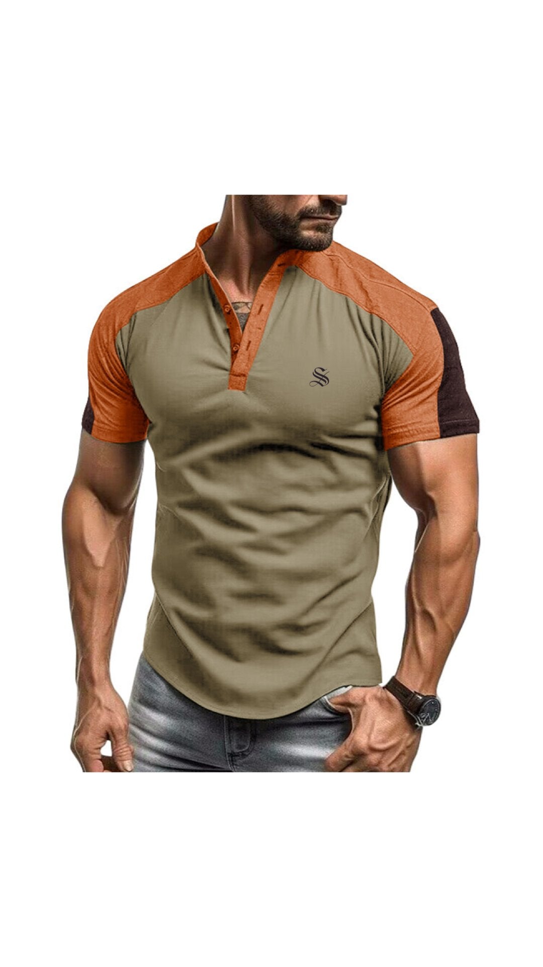 Beastov - T-Shirt for Men - Sarman Fashion - Wholesale Clothing Fashion Brand for Men from Canada