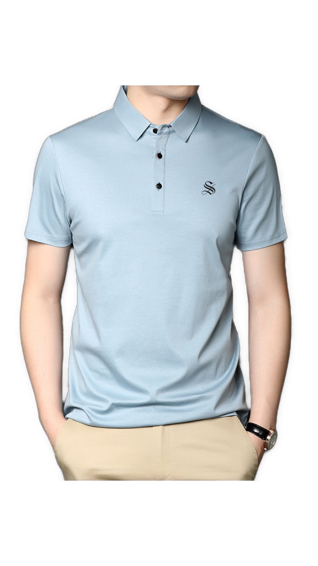 Bhuza - Polo Short Sleeves Shirt for Men - Sarman Fashion - Wholesale Clothing Fashion Brand for Men from Canada