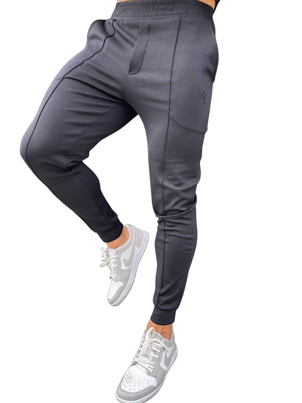 Black Wolf - Men’s Casual Joggers - Sarman Fashion - Wholesale Clothing Fashion Brand for Men from Canada