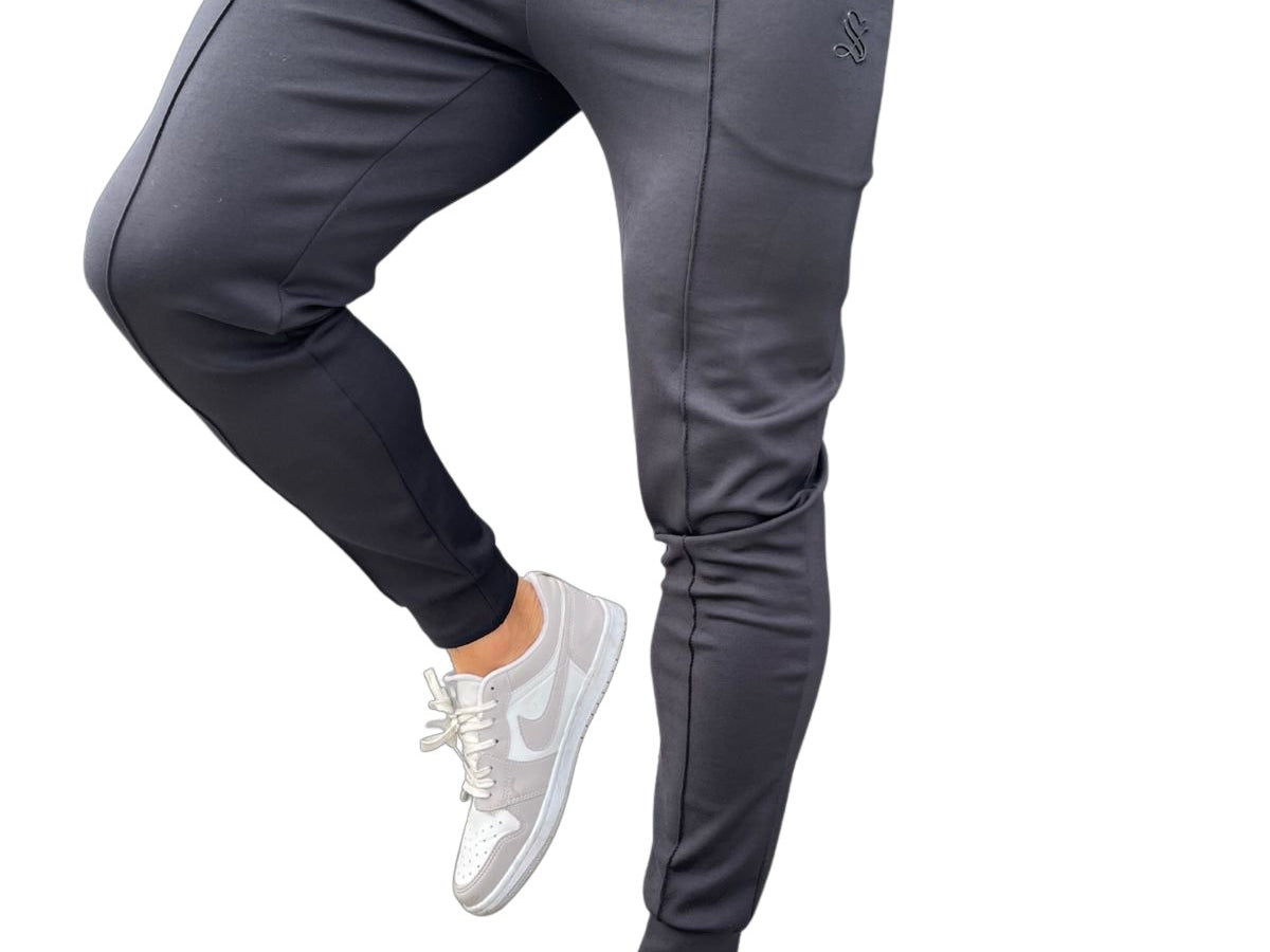 Black Wolf - Men’s Casual Joggers - Sarman Fashion - Wholesale Clothing Fashion Brand for Men from Canada