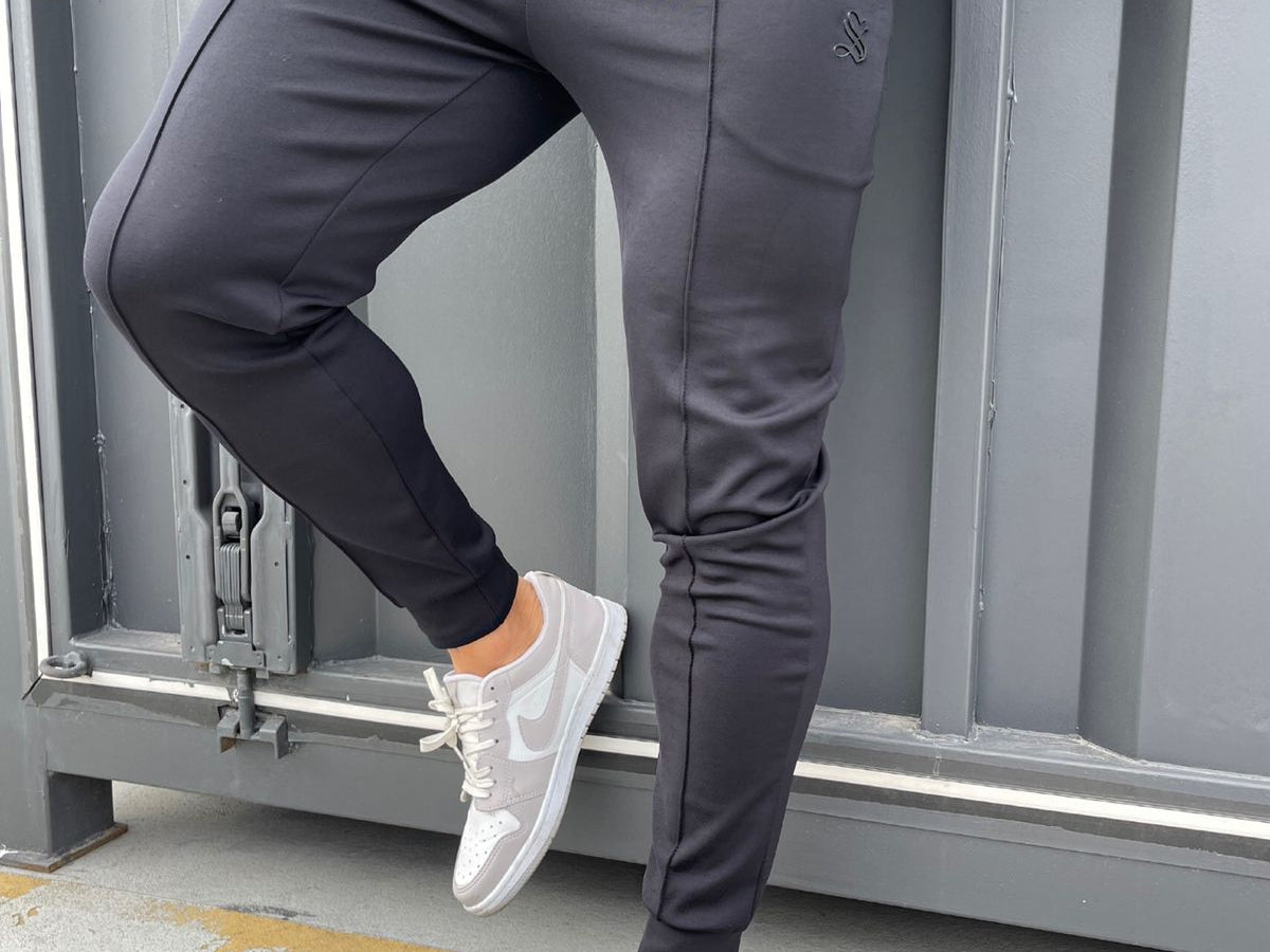 Black Wolf - Men’s Casual Joggers (PRE-ORDER DISPATCH DATE 25 DECEMBER 2021) - Sarman Fashion - Wholesale Clothing Fashion Brand for Men from Canada