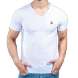 BlackList - V-Neck T-Shirt for Men - Sarman Fashion - Wholesale Clothing Fashion Brand for Men from Canada