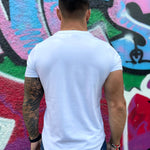 Blanco - White T-Shirt for Men (PRE-ORDER DISPATCH DATE 25 DECEMBER 2021) - Sarman Fashion - Wholesale Clothing Fashion Brand for Men from Canada