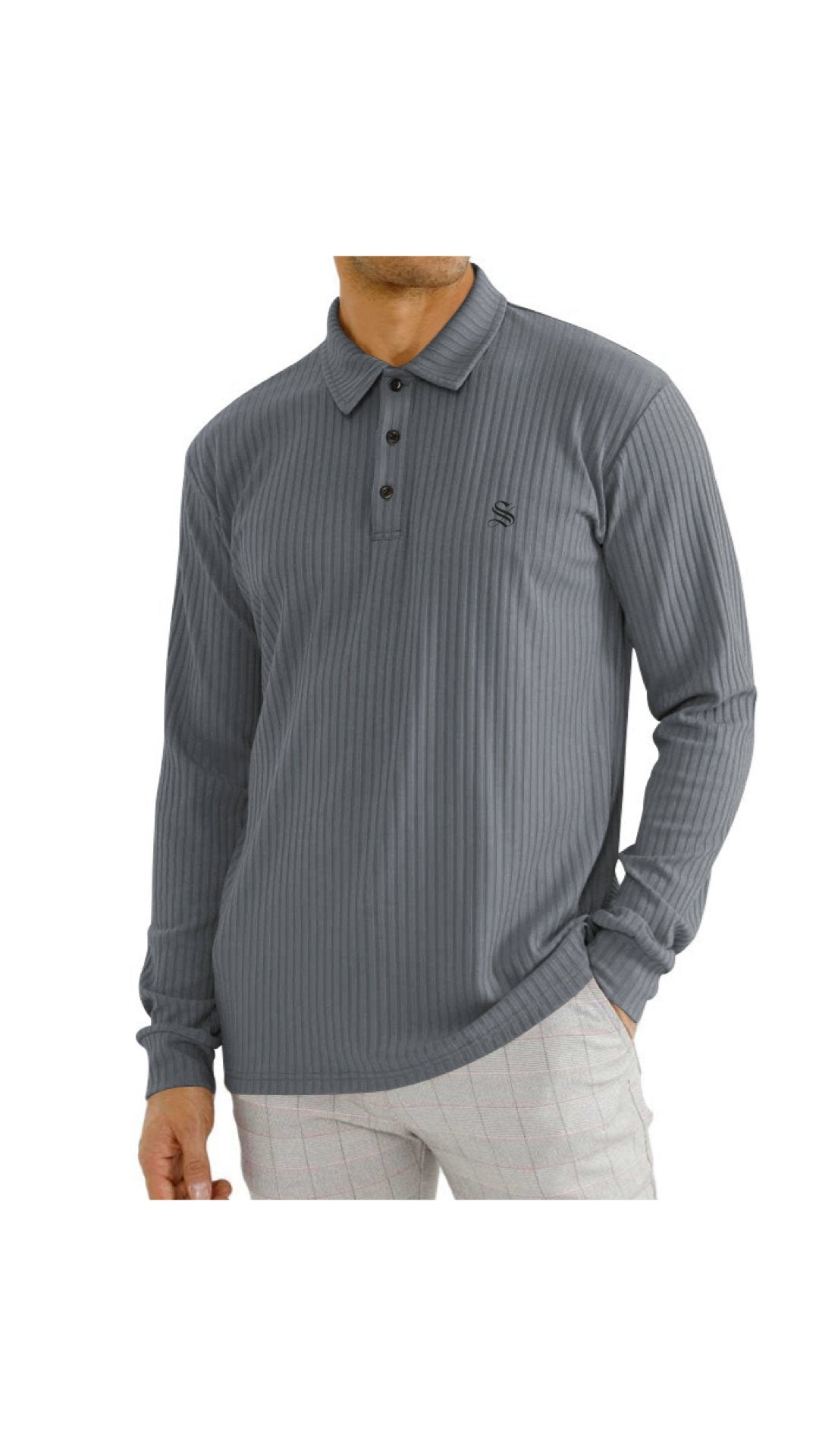 Blirano - Long Sleeves Shirt for Men - Sarman Fashion - Wholesale Clothing Fashion Brand for Men from Canada