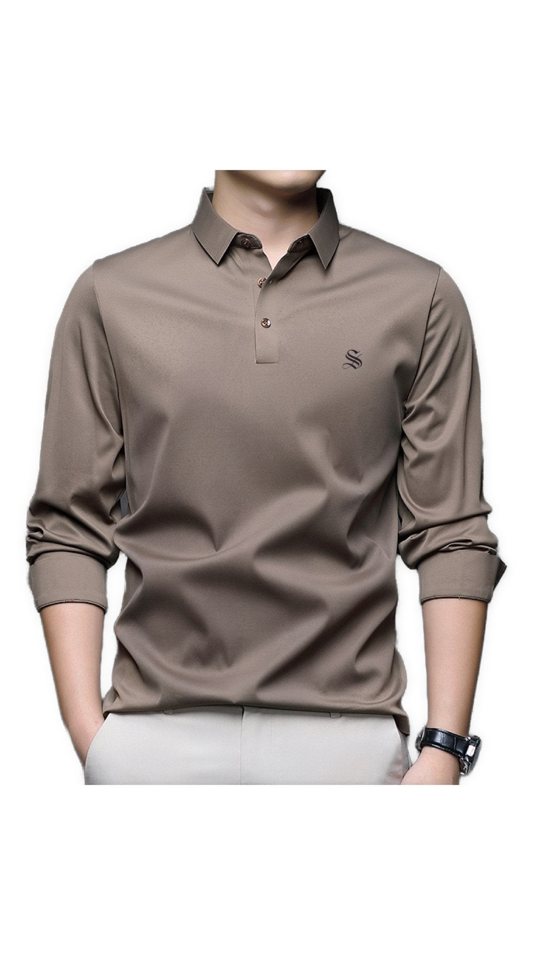 Bugo - Long Sleeves Shirt for Men - Sarman Fashion - Wholesale Clothing Fashion Brand for Men from Canada