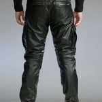 Chtravonov - Pu Leather Pants for Men - Sarman Fashion - Wholesale Clothing Fashion Brand for Men from Canada