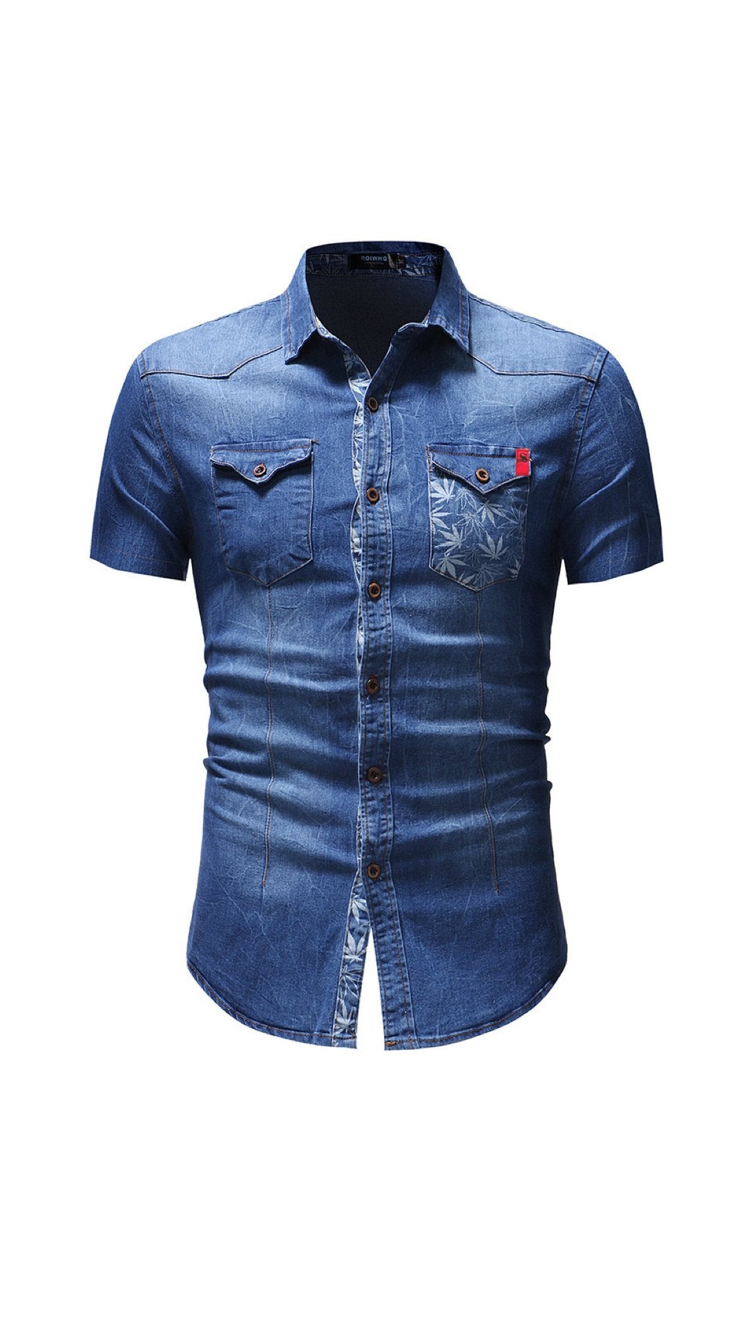 Cowboy 13 - Short Sleeves Shirt for Men - Sarman Fashion - Wholesale Clothing Fashion Brand for Men from Canada