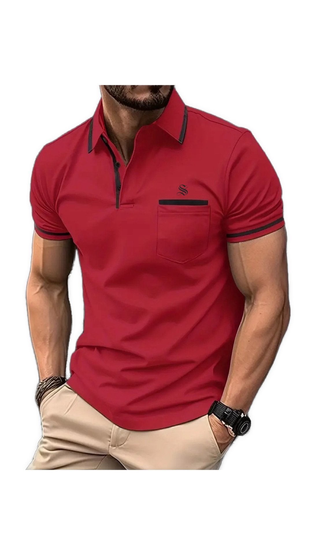 Duglas - Polo Shirt for Men - Sarman Fashion - Wholesale Clothing Fashion Brand for Men from Canada