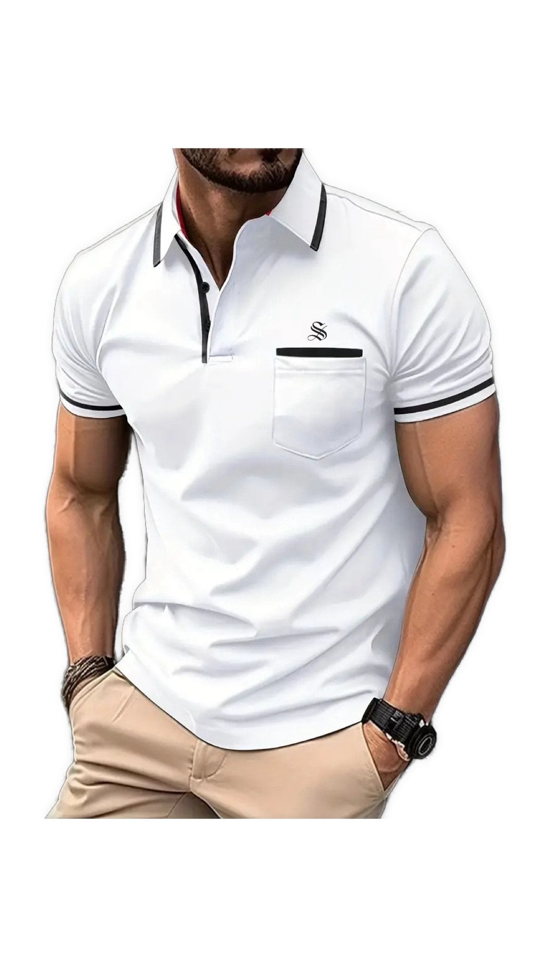 Duglas - Polo Shirt for Men - Sarman Fashion - Wholesale Clothing Fashion Brand for Men from Canada