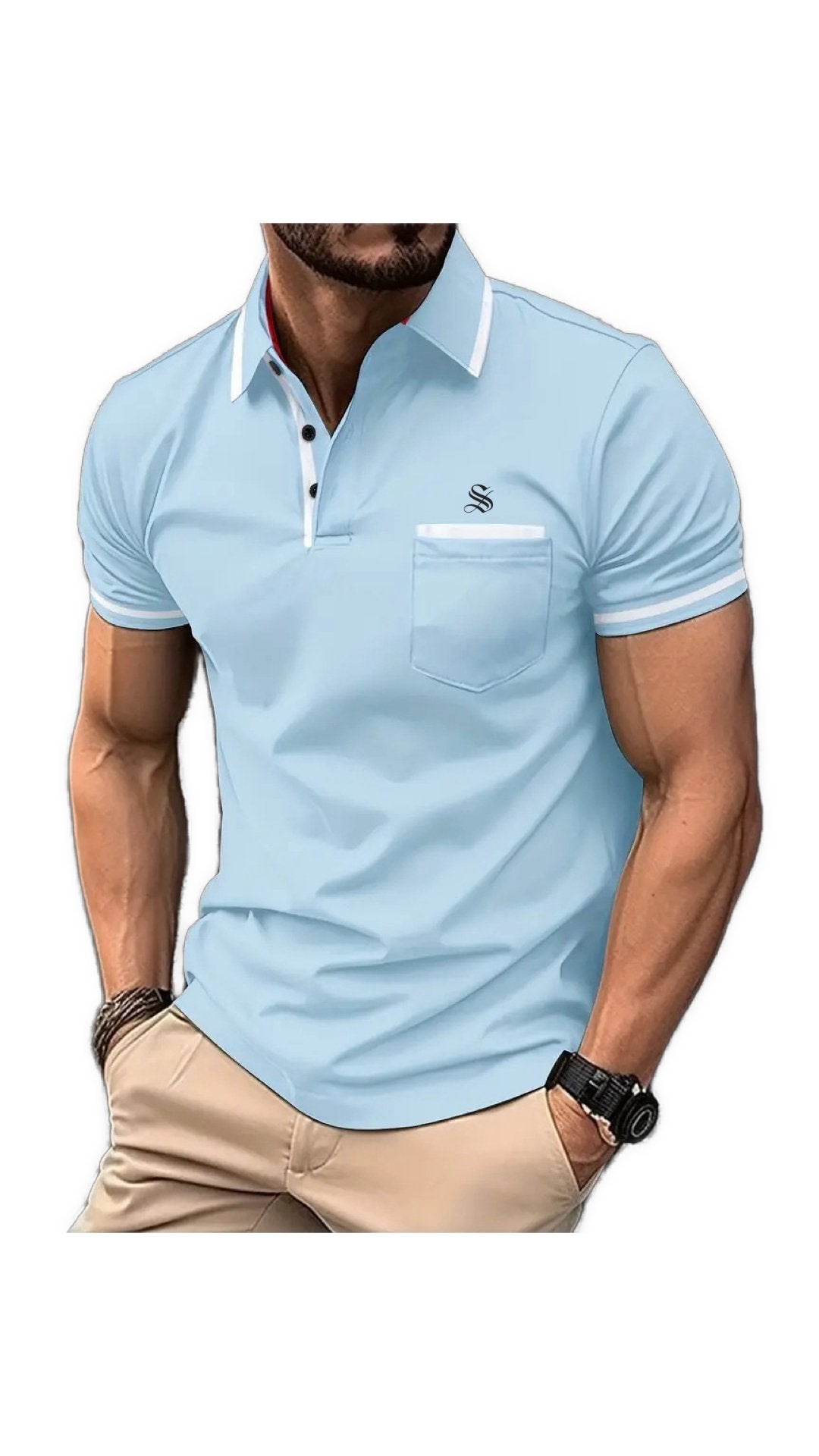 Duglas - Polo Shirt for Men - Sarman Fashion - Wholesale Clothing Fashion Brand for Men from Canada
