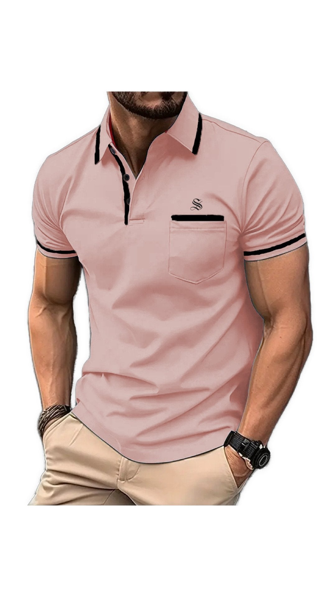Duglas - Polo Shirt for Men - Sarman Fashion - Wholesale Clothing Fashion Brand for Men from Canada