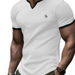 Dujiuana - V-Neck T-Shirt for Men - Sarman Fashion - Wholesale Clothing Fashion Brand for Men from Canada