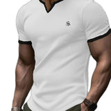 Dujiuana - V-Neck T-Shirt for Men - Sarman Fashion - Wholesale Clothing Fashion Brand for Men from Canada