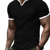 Dujiuana - V-Neck T-Shirt for Men - Sarman Fashion - Wholesale Clothing Fashion Brand for Men from Canada