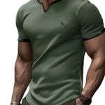 Dujiuana - V-Neck T-Shirt for Men - Sarman Fashion - Wholesale Clothing Fashion Brand for Men from Canada