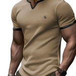 Dujiuana - V-Neck T-Shirt for Men - Sarman Fashion - Wholesale Clothing Fashion Brand for Men from Canada