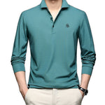 Dustin - Long Sleeves Polo Shirt for Men - Sarman Fashion - Wholesale Clothing Fashion Brand for Men from Canada