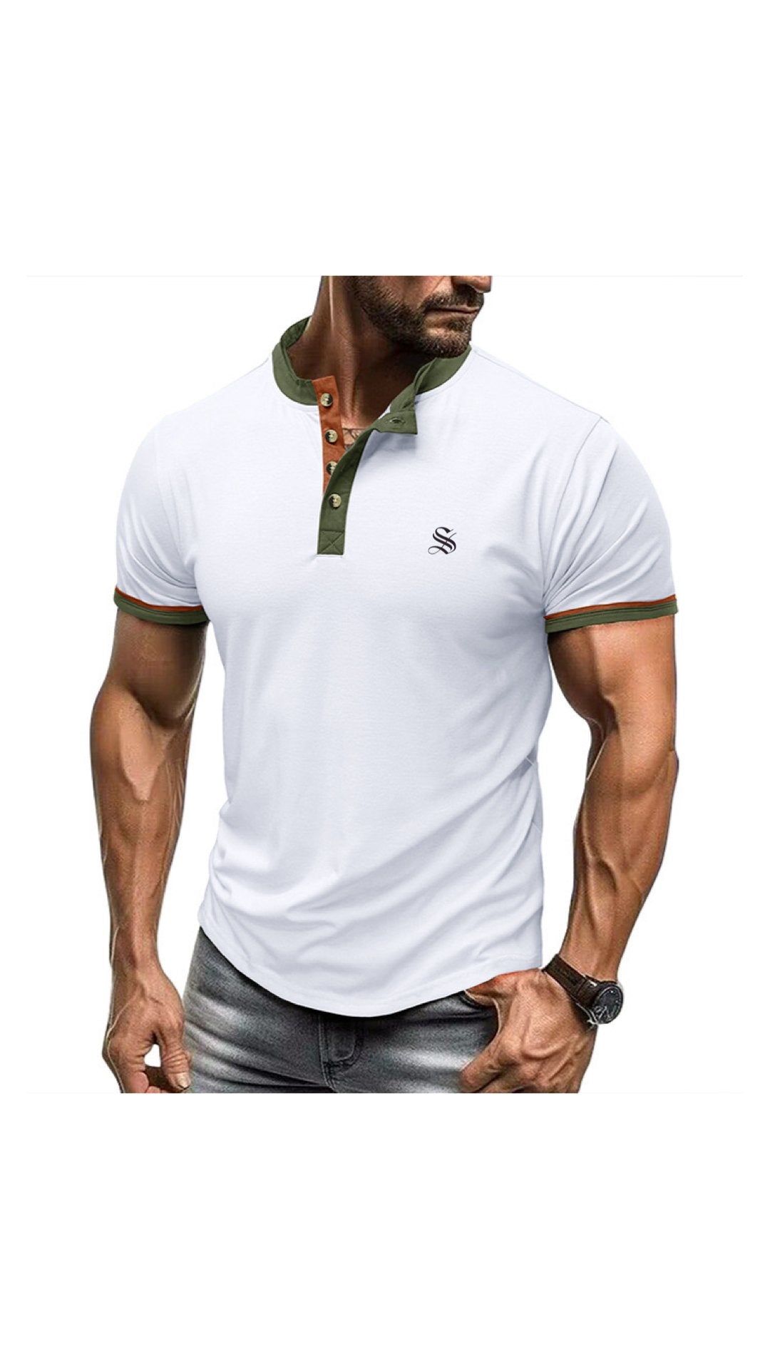 Holi - T-Shirt for Men - Sarman Fashion - Wholesale Clothing Fashion Brand for Men from Canada