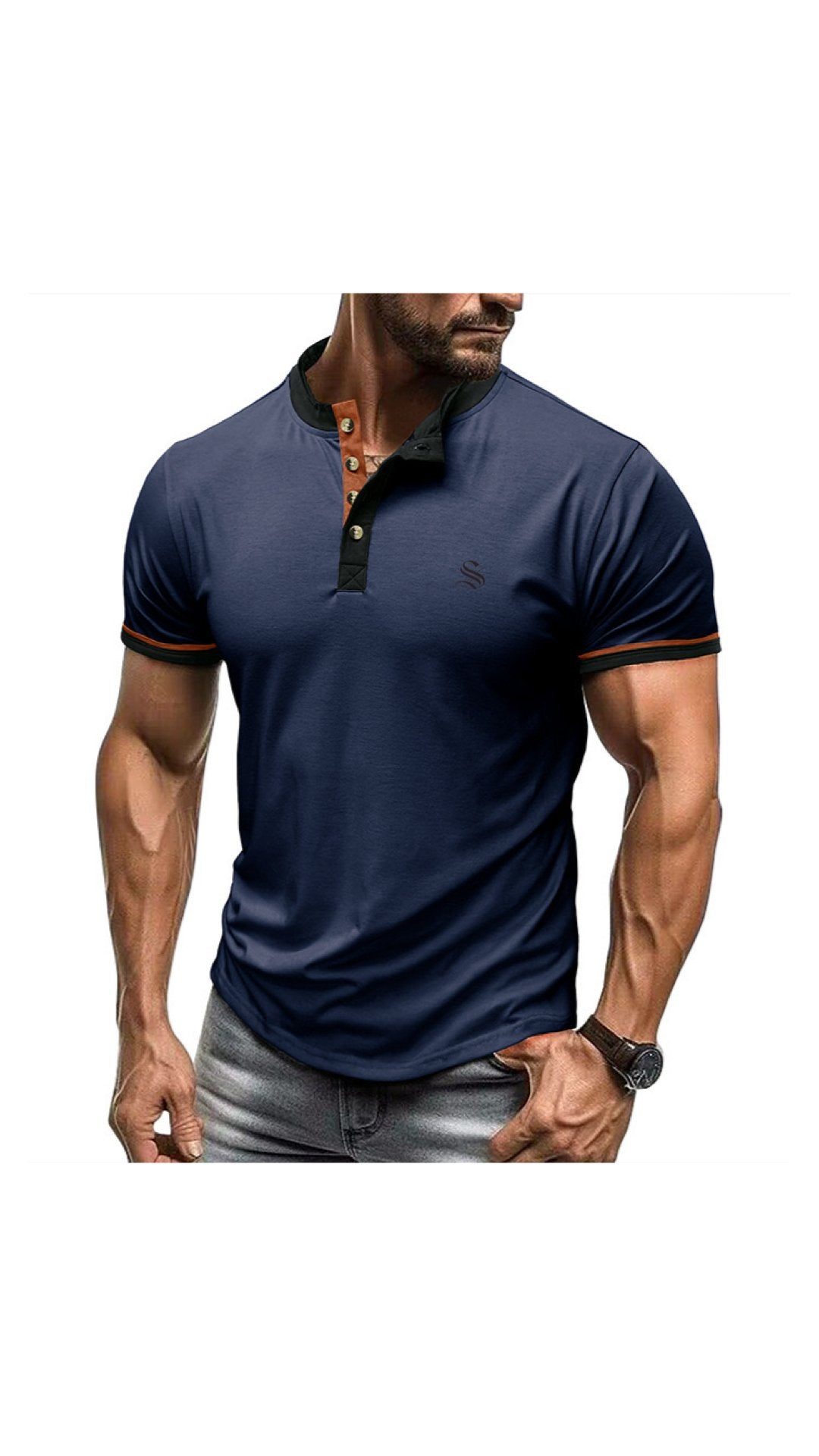 Holi - T-Shirt for Men - Sarman Fashion - Wholesale Clothing Fashion Brand for Men from Canada