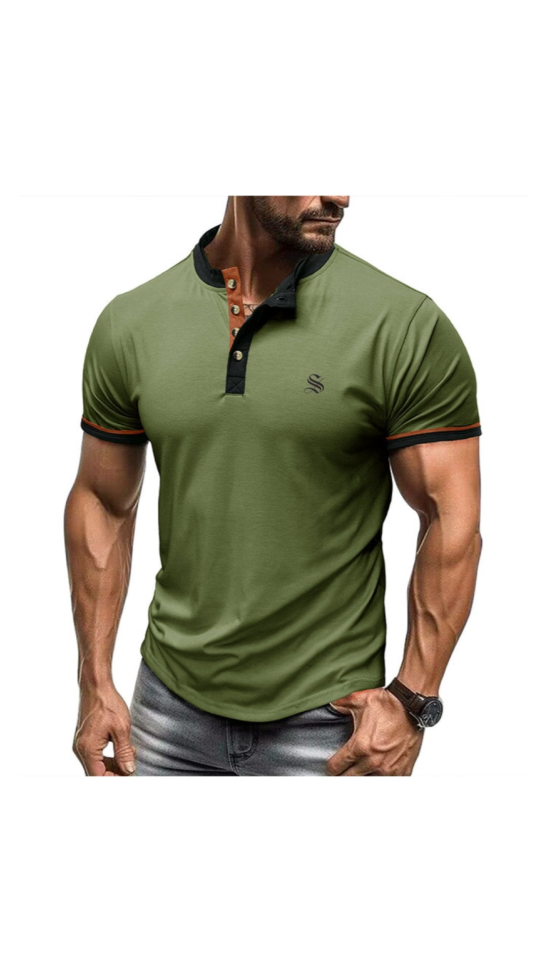 Holi - T-Shirt for Men - Sarman Fashion - Wholesale Clothing Fashion Brand for Men from Canada