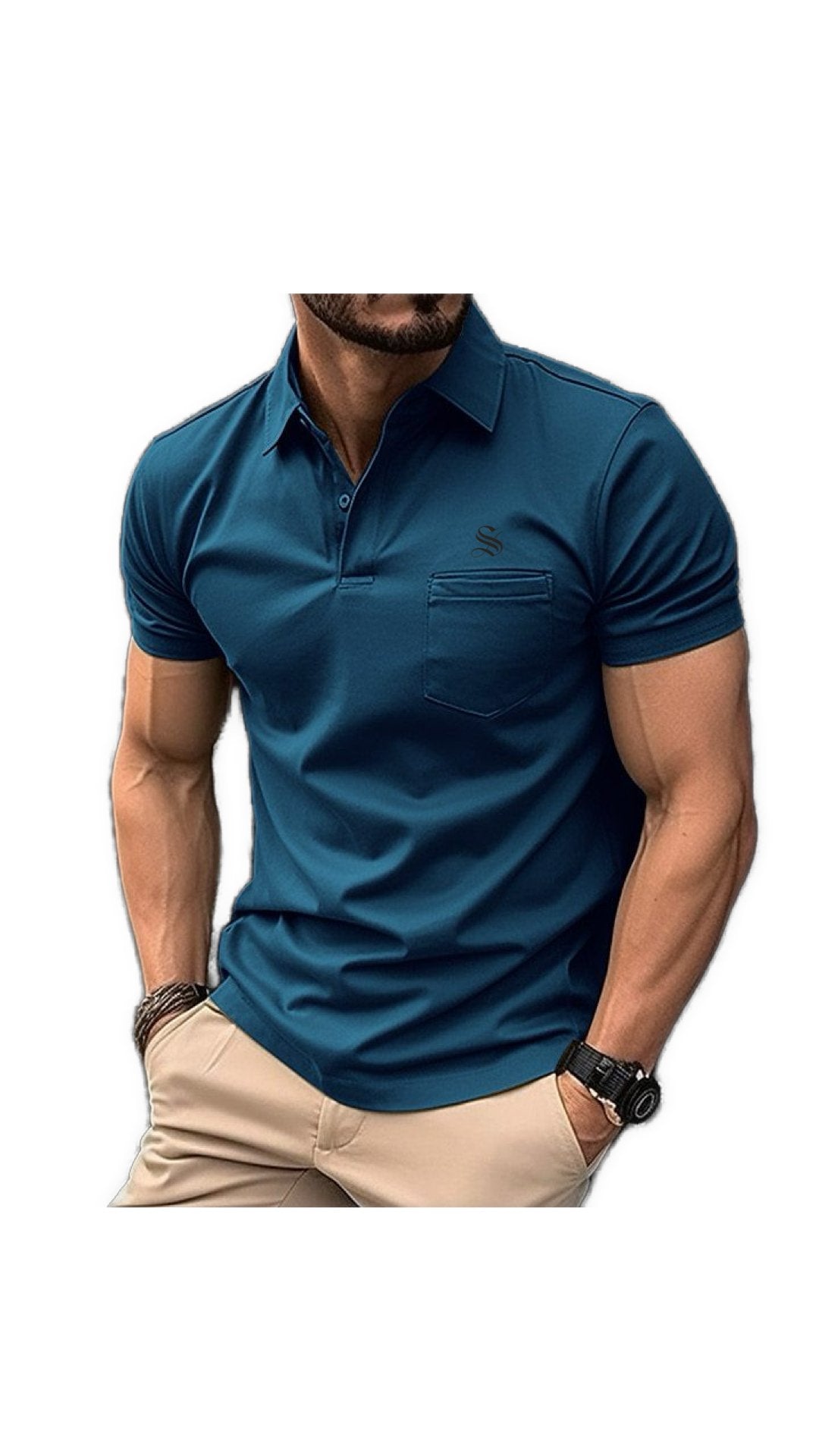 Hololive - Polo Shirt for Men - Sarman Fashion - Wholesale Clothing Fashion Brand for Men from Canada