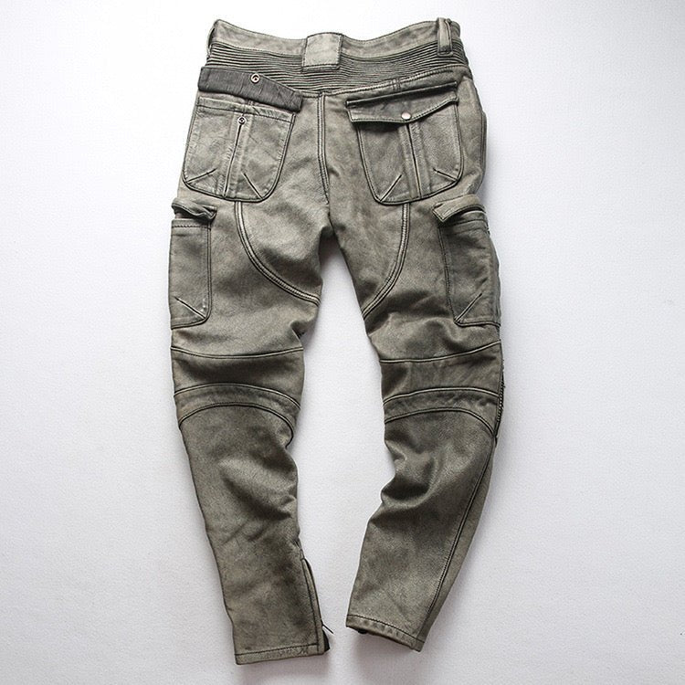 Horloy - Pu Leather Pants for Men - Sarman Fashion - Wholesale Clothing Fashion Brand for Men from Canada