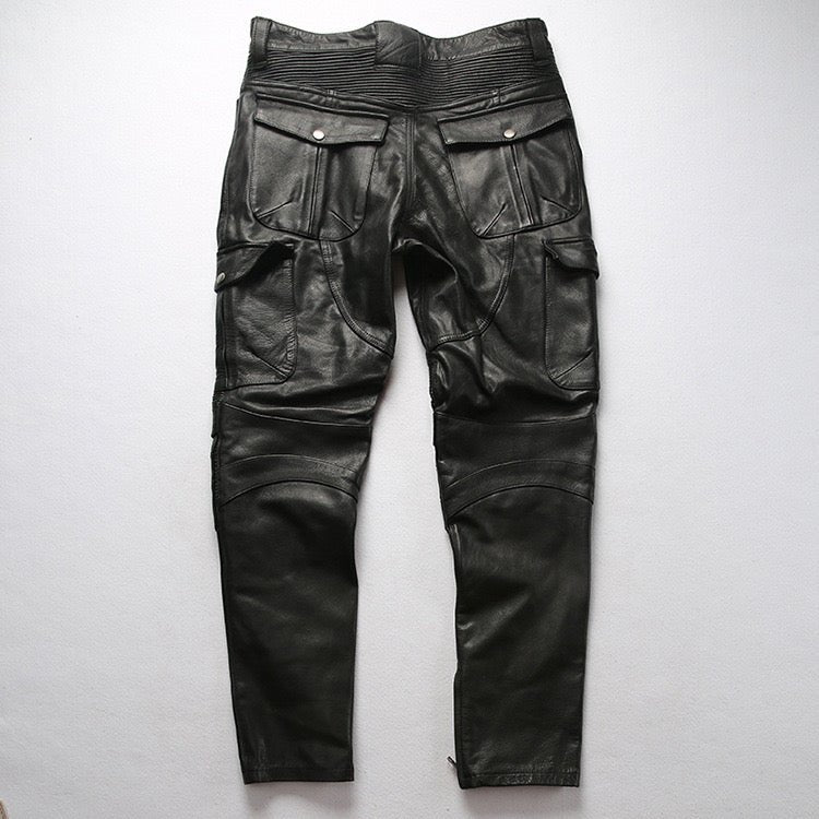 Horloy - Pu Leather Pants for Men - Sarman Fashion - Wholesale Clothing Fashion Brand for Men from Canada