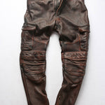 Horloy - Pu Leather Pants for Men - Sarman Fashion - Wholesale Clothing Fashion Brand for Men from Canada