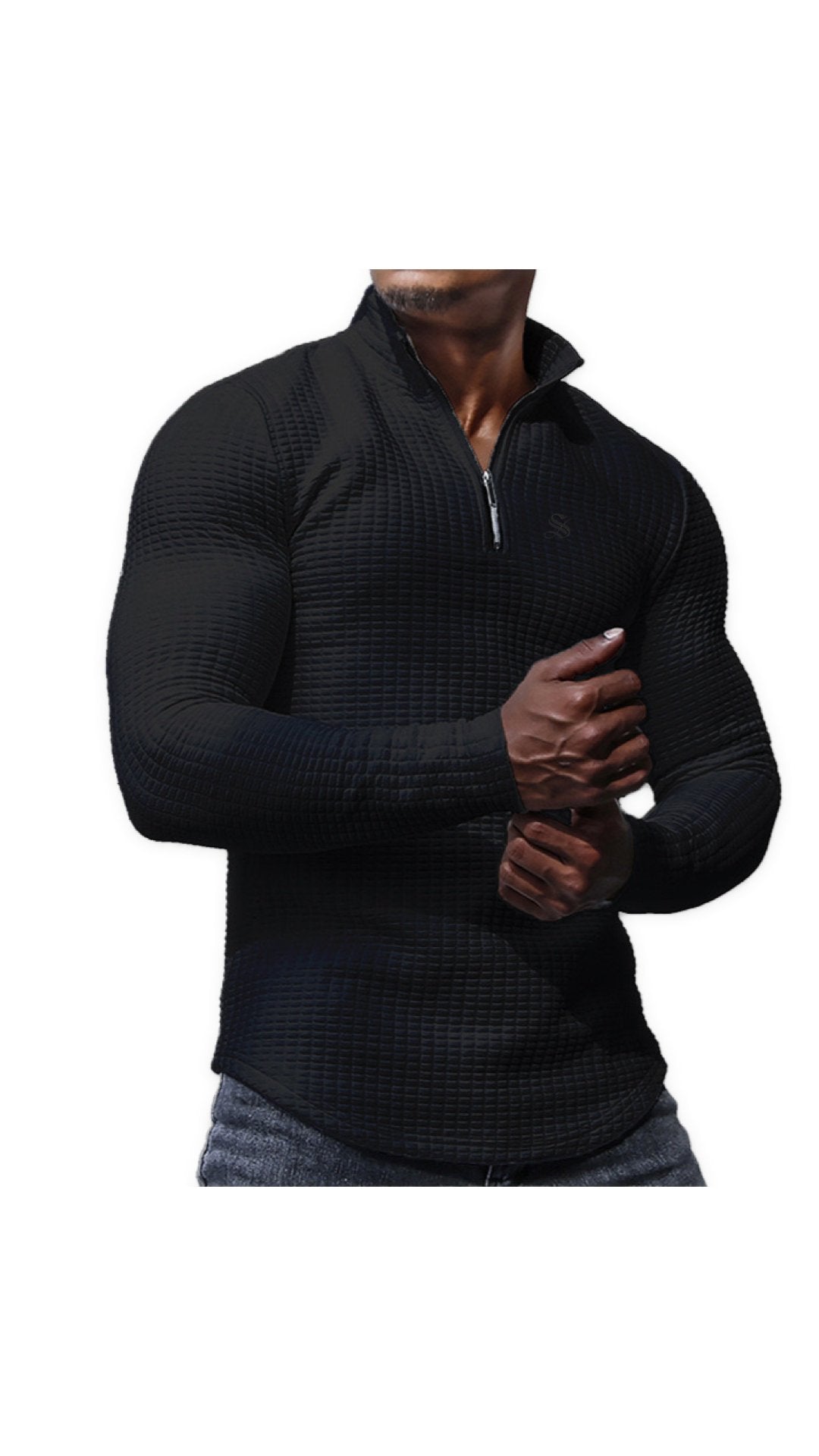 Kartochka - Long Sleeves Top for Men - Sarman Fashion - Wholesale Clothing Fashion Brand for Men from Canada