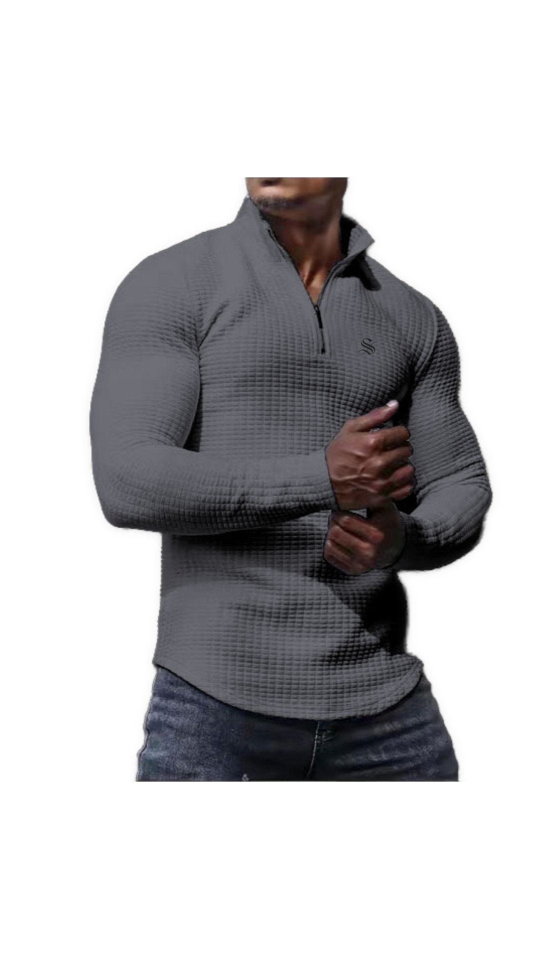 Kartochka - Long Sleeves Top for Men - Sarman Fashion - Wholesale Clothing Fashion Brand for Men from Canada